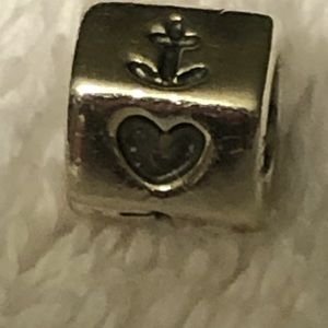 PANDORA LOVE, FAITH, and ANCHOR CHARM